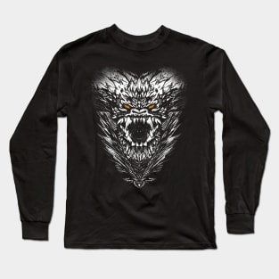 Nergigante White Trophy Head Long Sleeve T-Shirt